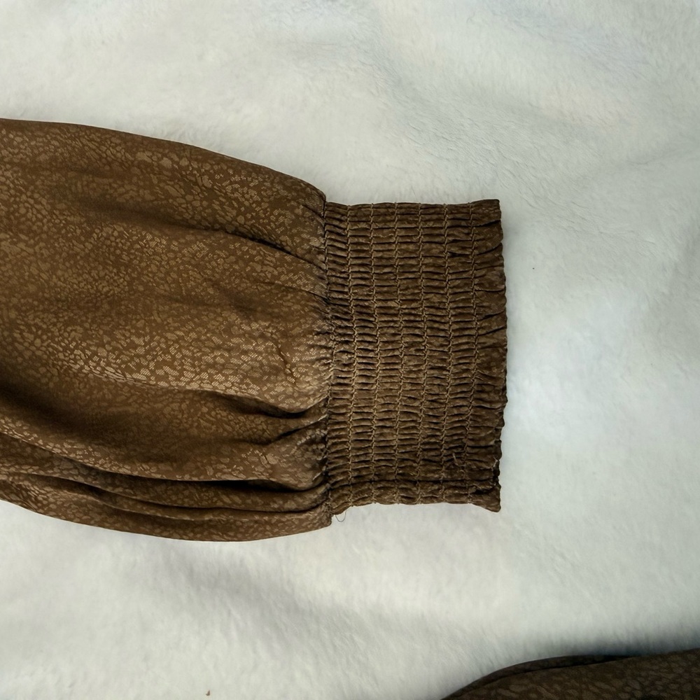 Like new. Gentle Fawn Brown Long Sleeve Dress - Picture 7 of 8